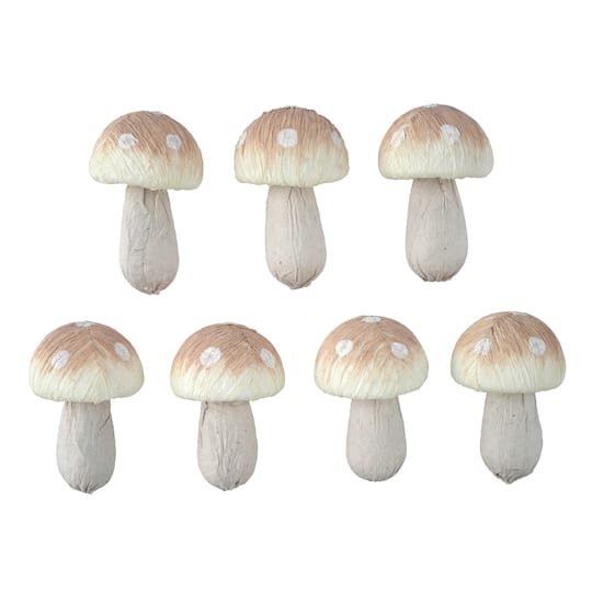 12 Packs: 7 ct. (84 total) Small Mushrooms by Ashland